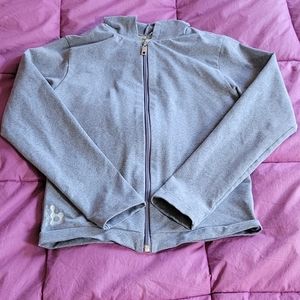 Vontage heather gray Brazil Sul full zip hoodie jacket size S/M